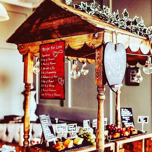Bespoke hand made cheese carts