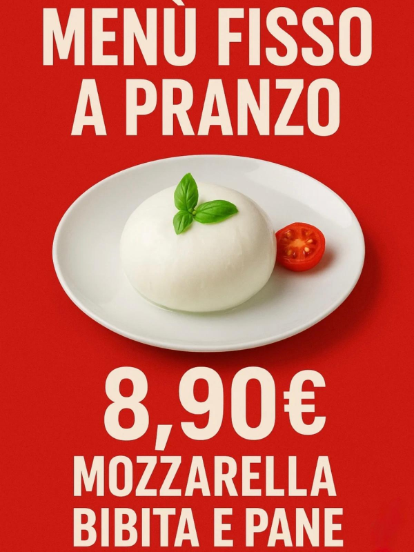 Palline di mozzarella fresca con basilico, pomodori e pane su un tagliere di legno.
