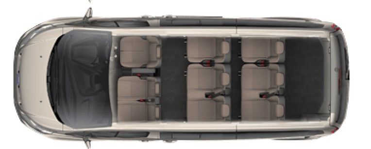 self drive hire  8 and 9 seater minibus rental for uk and european hire Ford Tourneo 