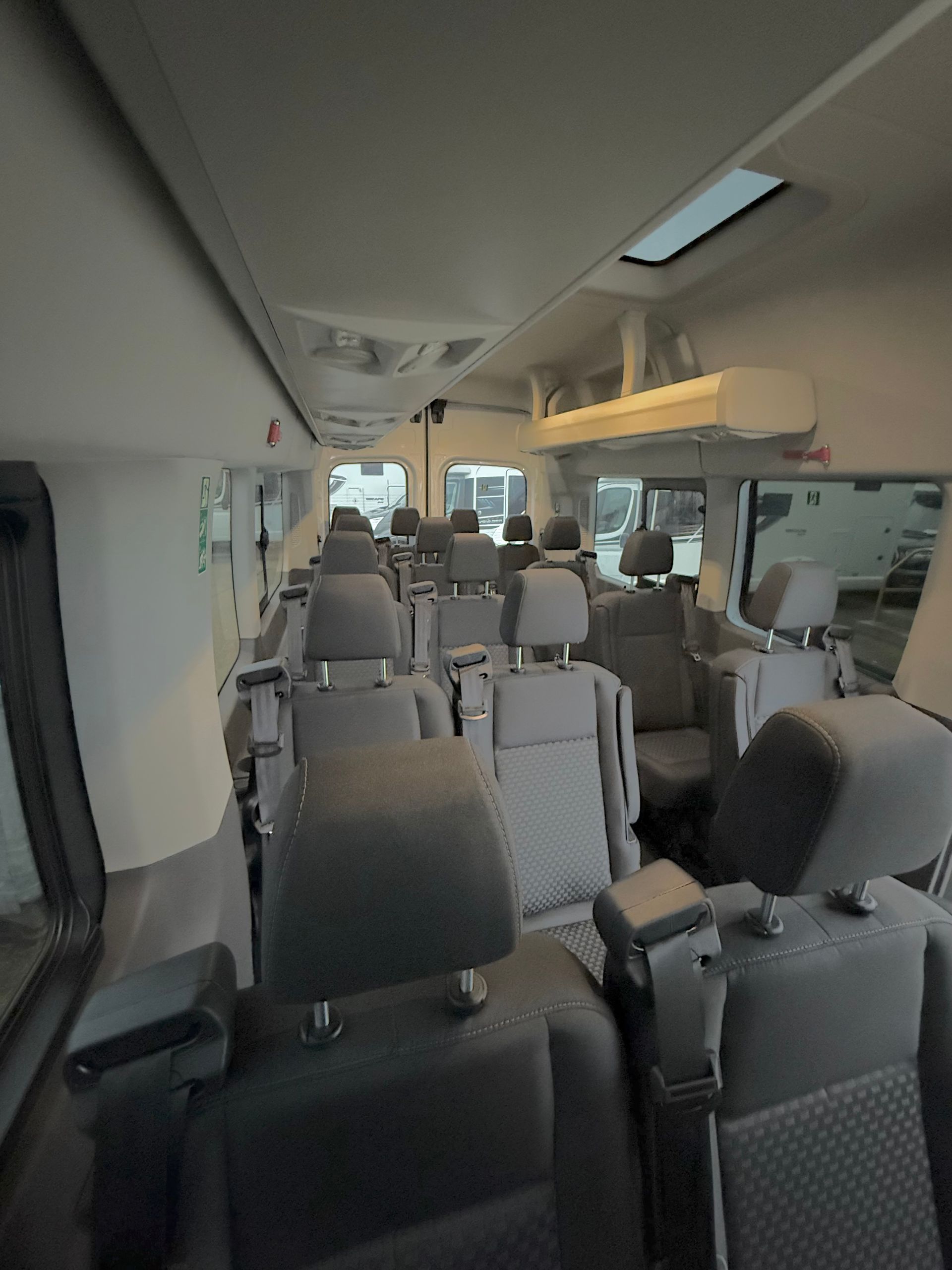 Rent a Ford Transit 16/17 Seat Minibus Hire Self Drive Mini-bus Rental mini van people carrier mover ford transit trend with digital tachograph