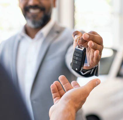 collecting a rental minibus from wests self drive hire