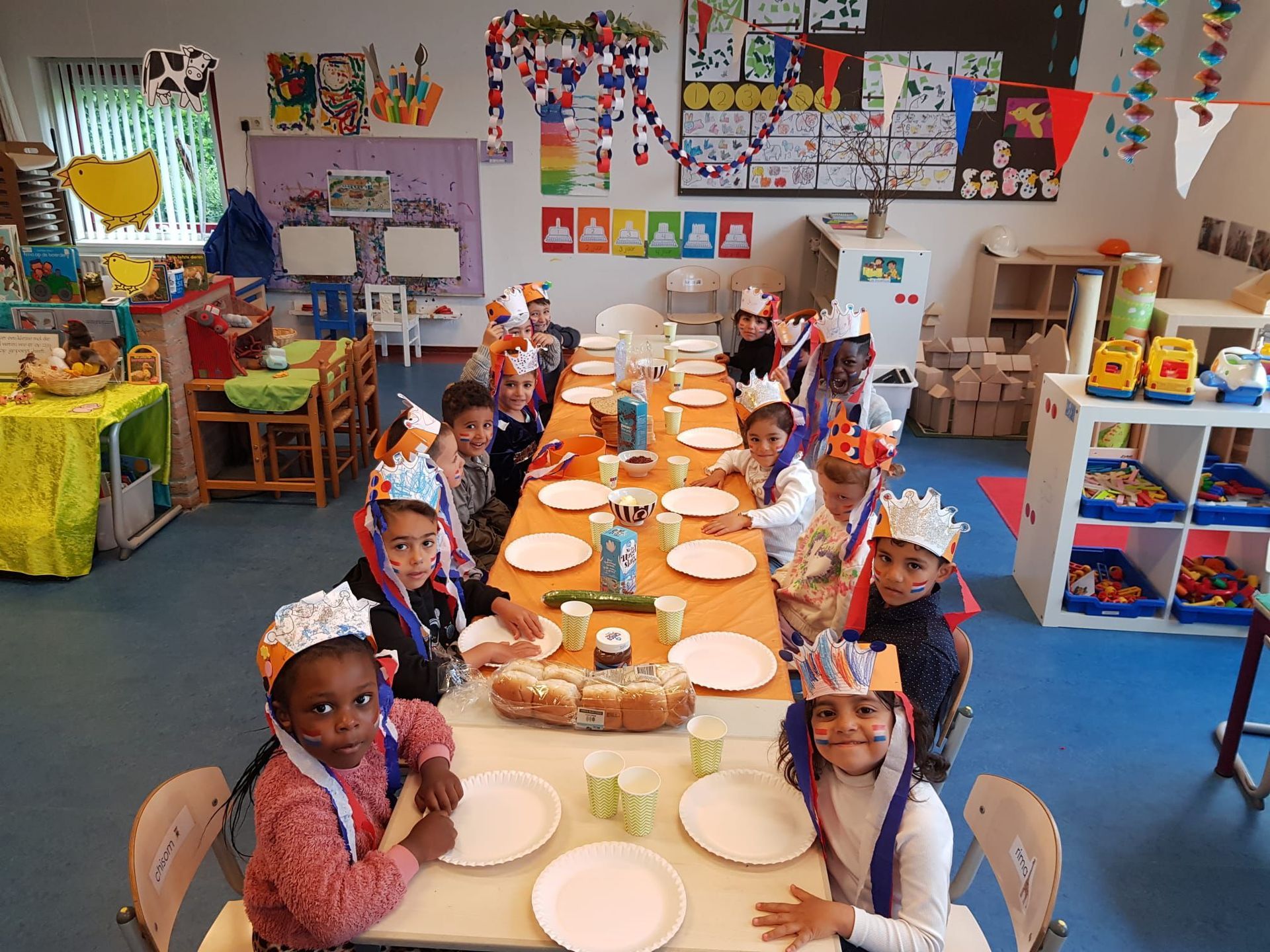 Koningsspelen 2024 op AZC School Het Uitzicht