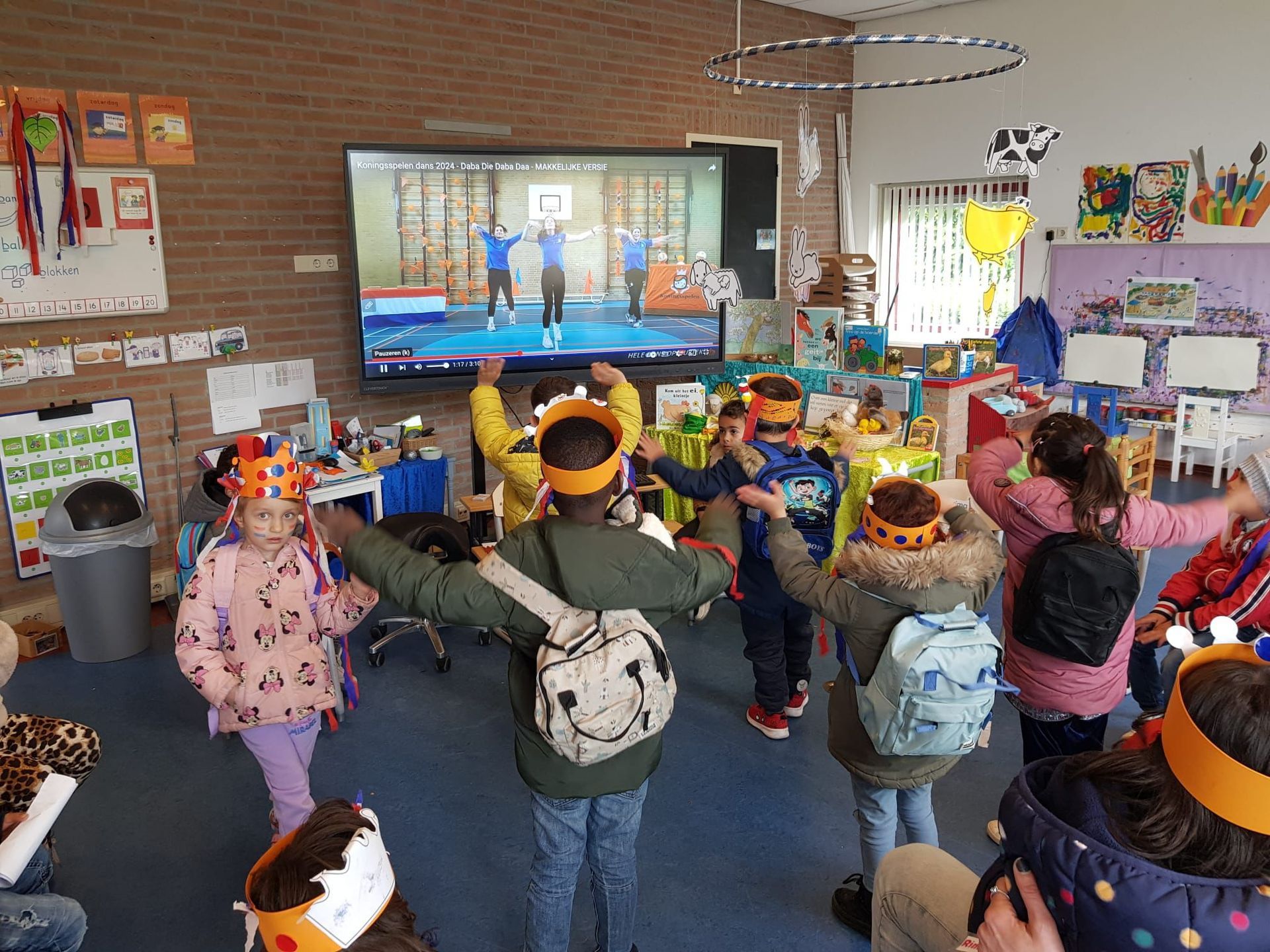 Koningsspelen 2024 op AZC School Het Uitzicht