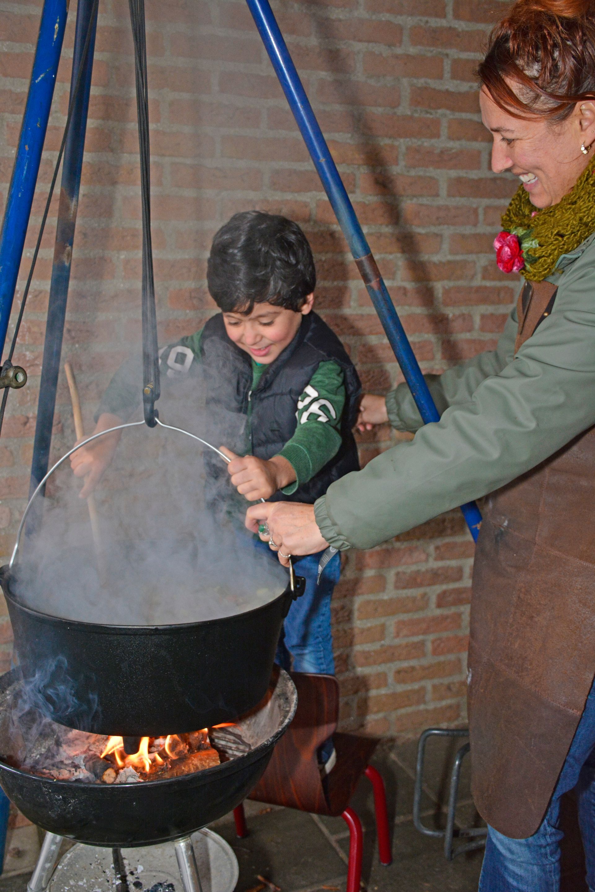 Ratatouille koken op Het Uitzicht