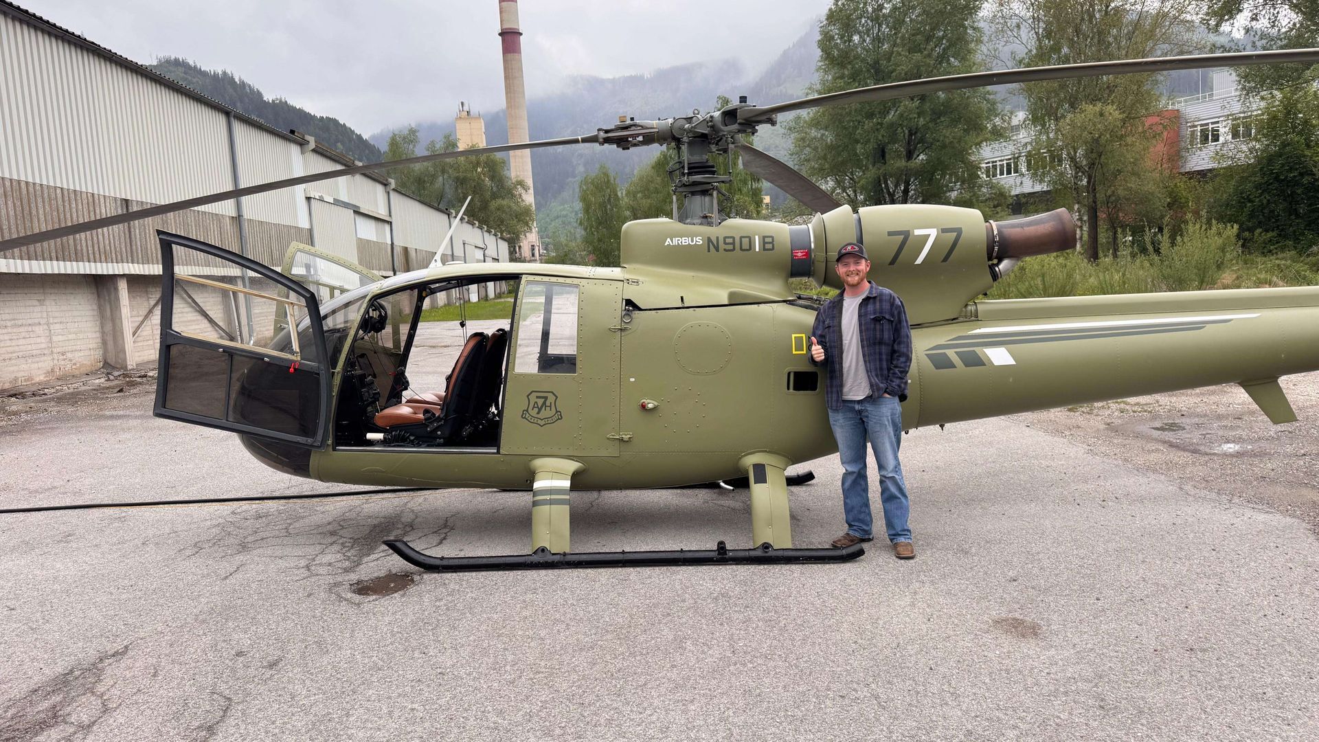 Mitchell Hynes with Gazelle in Austria