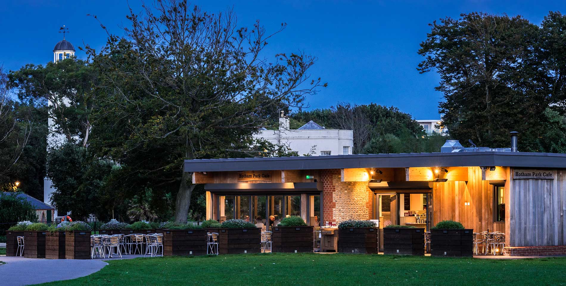 Hotham Park Café, based in the centre of Bognor's Hotham Park.