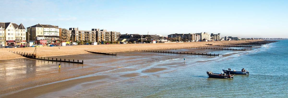 The Arcade in Bognor Regis, very charming with great restaurants and cafes with lots of music, art, events and entertainment
