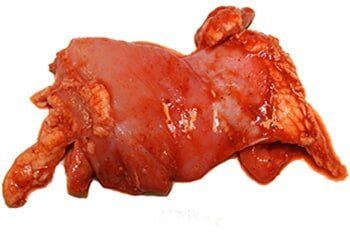 Chicken Thigh Skin on Leg Meat — Edinburg, TX — Vera’s King-O-Meats, Inc