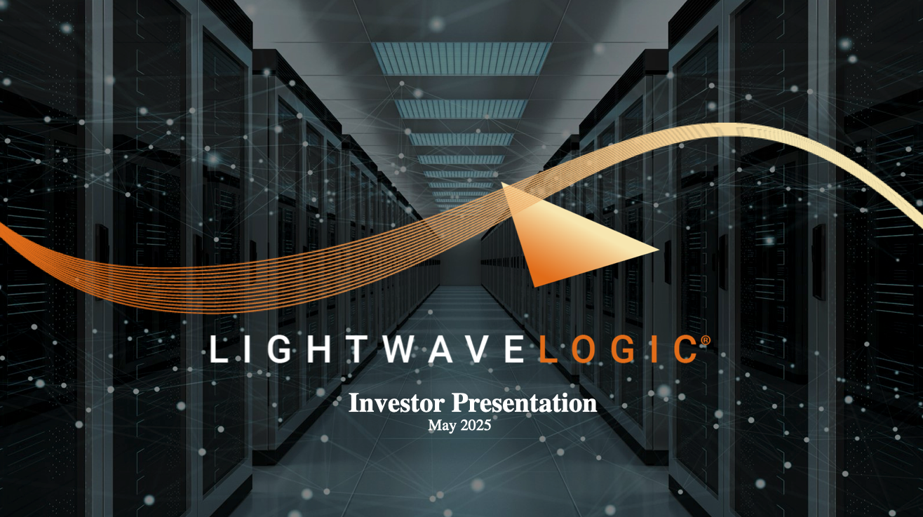 Image of Lightwave Logic's Presentation