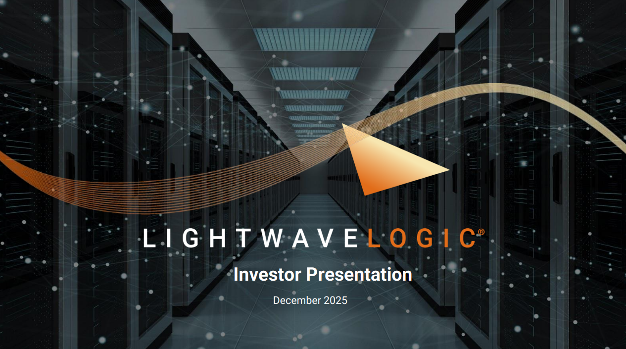 Image of Lightwave Logic's Presentation