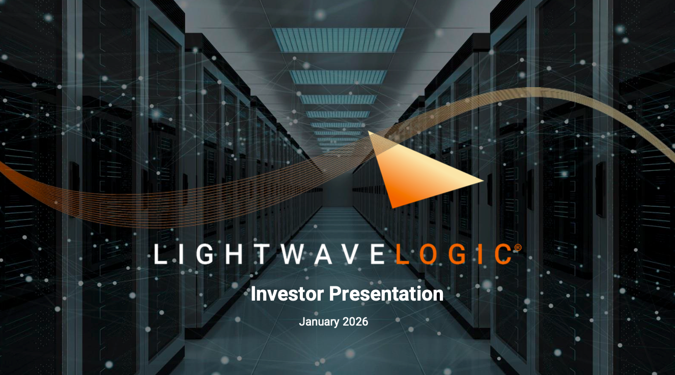 Image of Lightwave Logic's Presentation