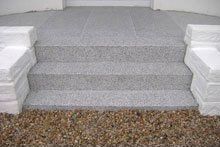 after terrazzo steps