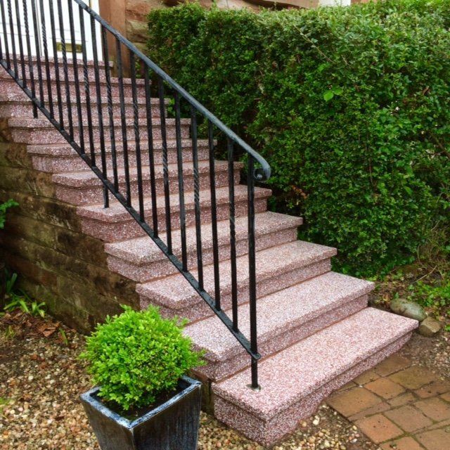 terrazzo staircase