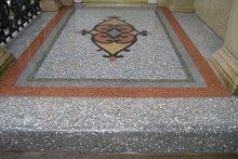 terrazzo flooring after