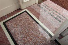 terrazzo entrance after
