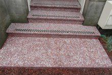 terrazzo steps after