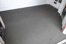 terrazzo entrance  before