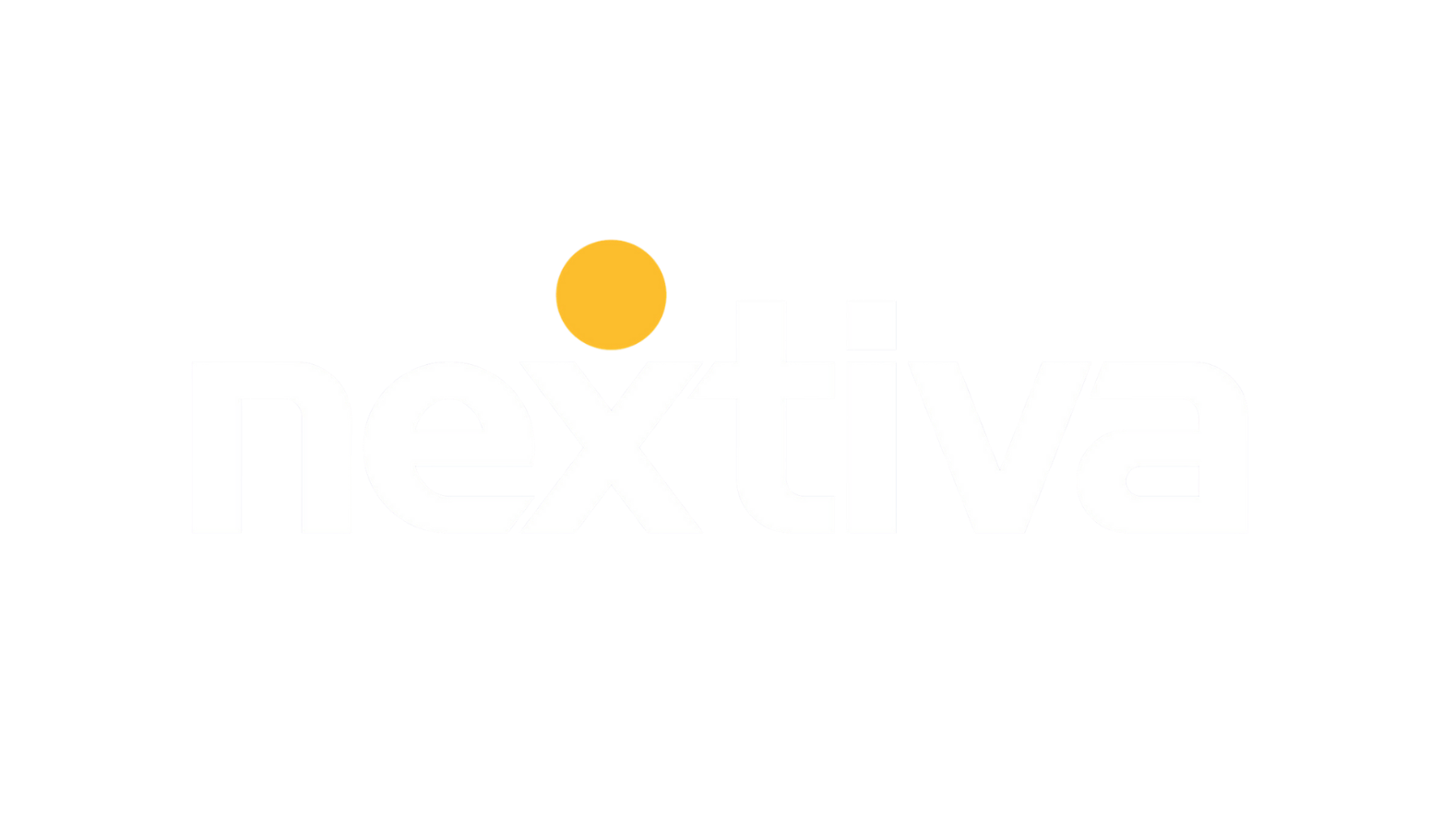 Yellow dot above the word 