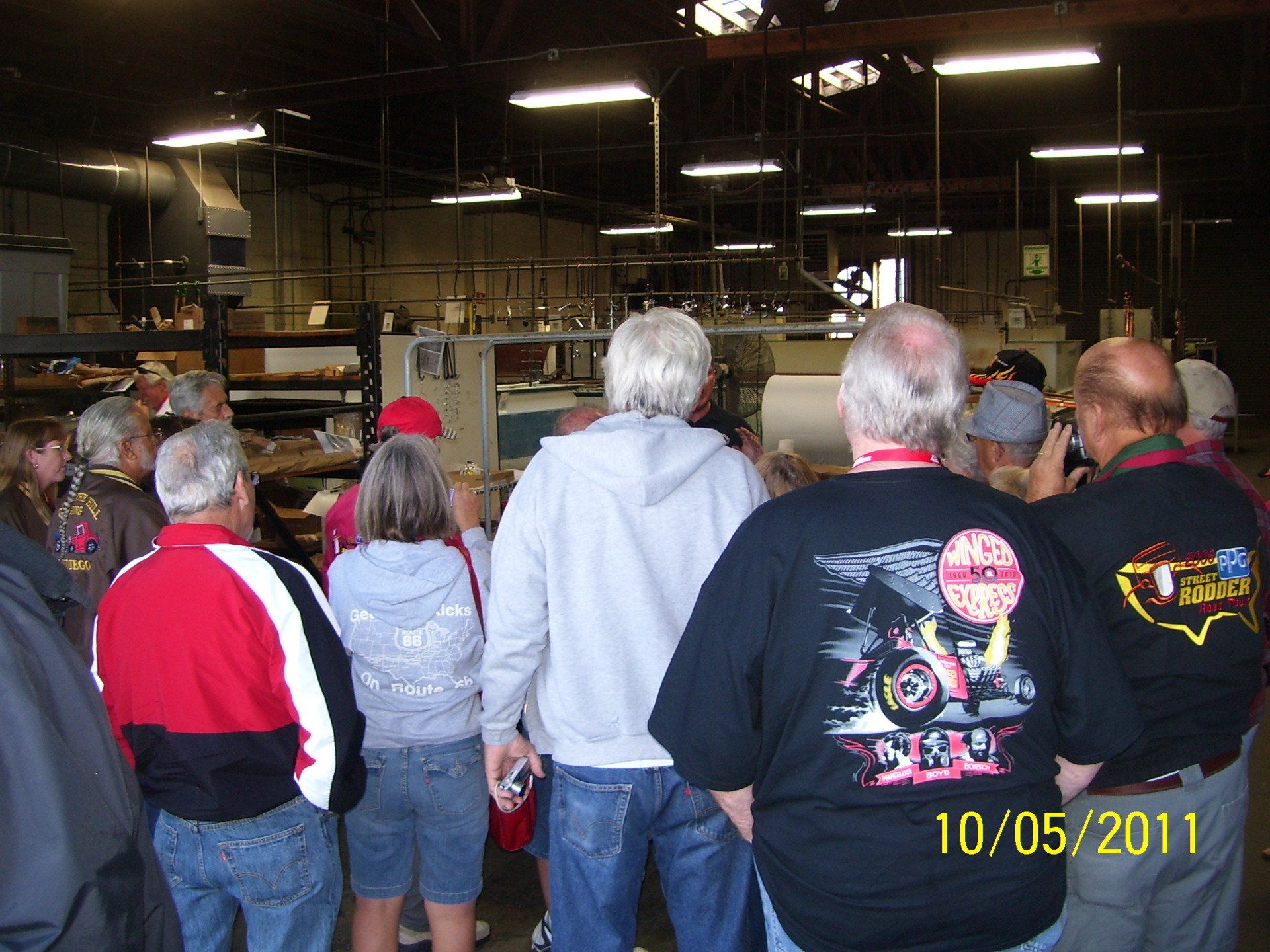 A photo of a group of people taken on 10/05/11