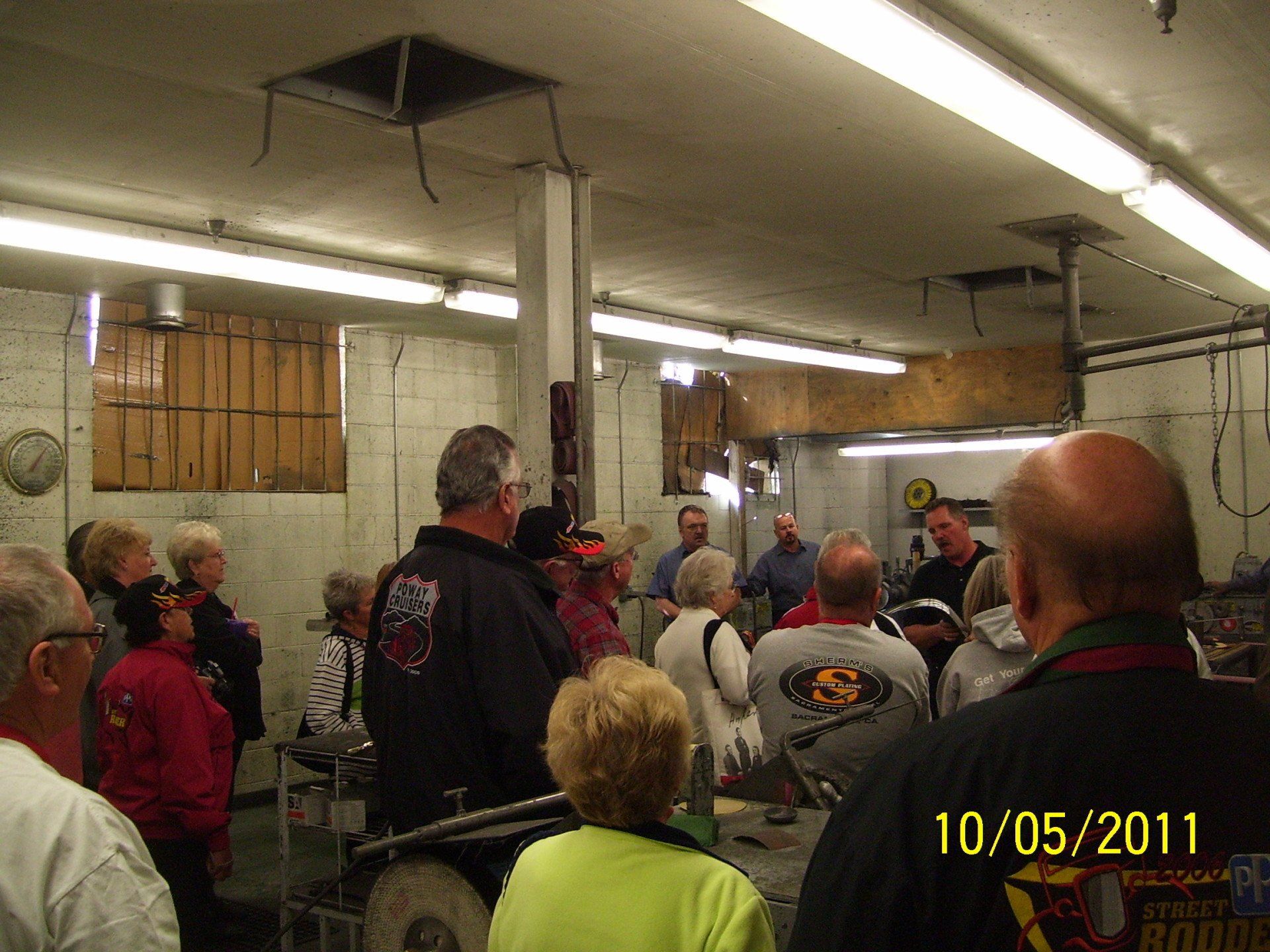 A photo of a group of people taken on 10/05/11