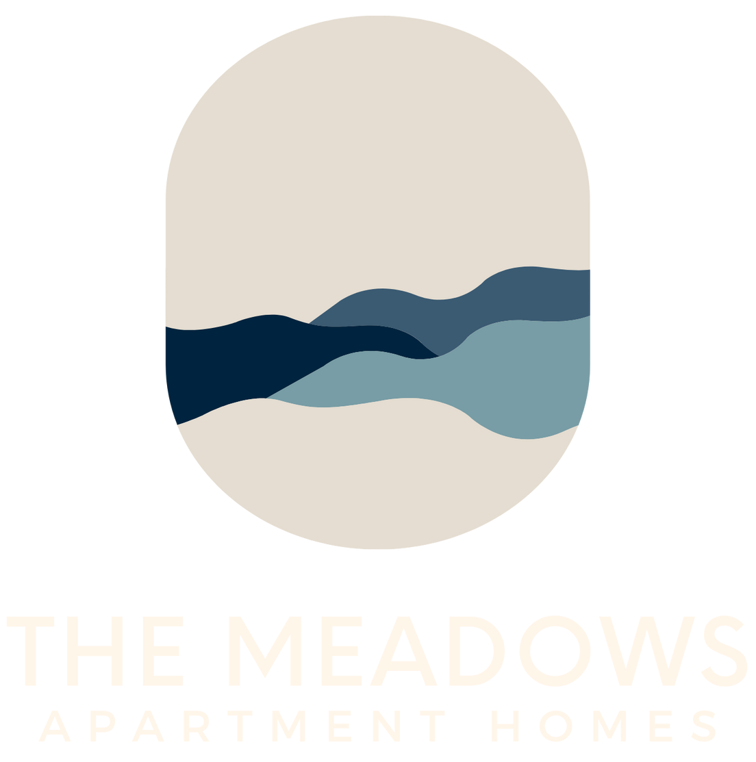 Logo for "The Meadows Apartment Homes"  Click to go homepage