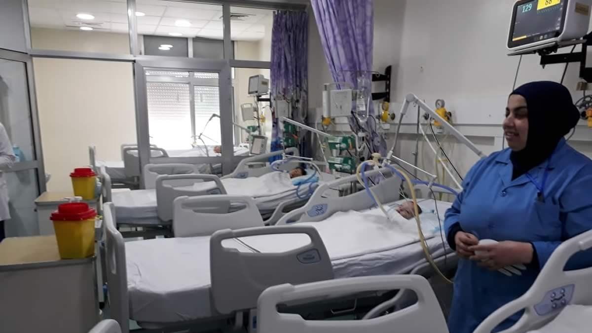 The Paediatric Intensive Care Unit at the Tripoli Governmental Hospital for sick Children in need of