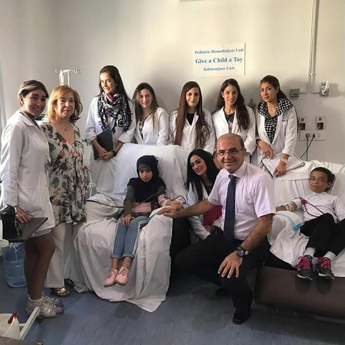 The Give a Child a Brighter Future Paediatric Unit at the Hayek Hospital in Beirut