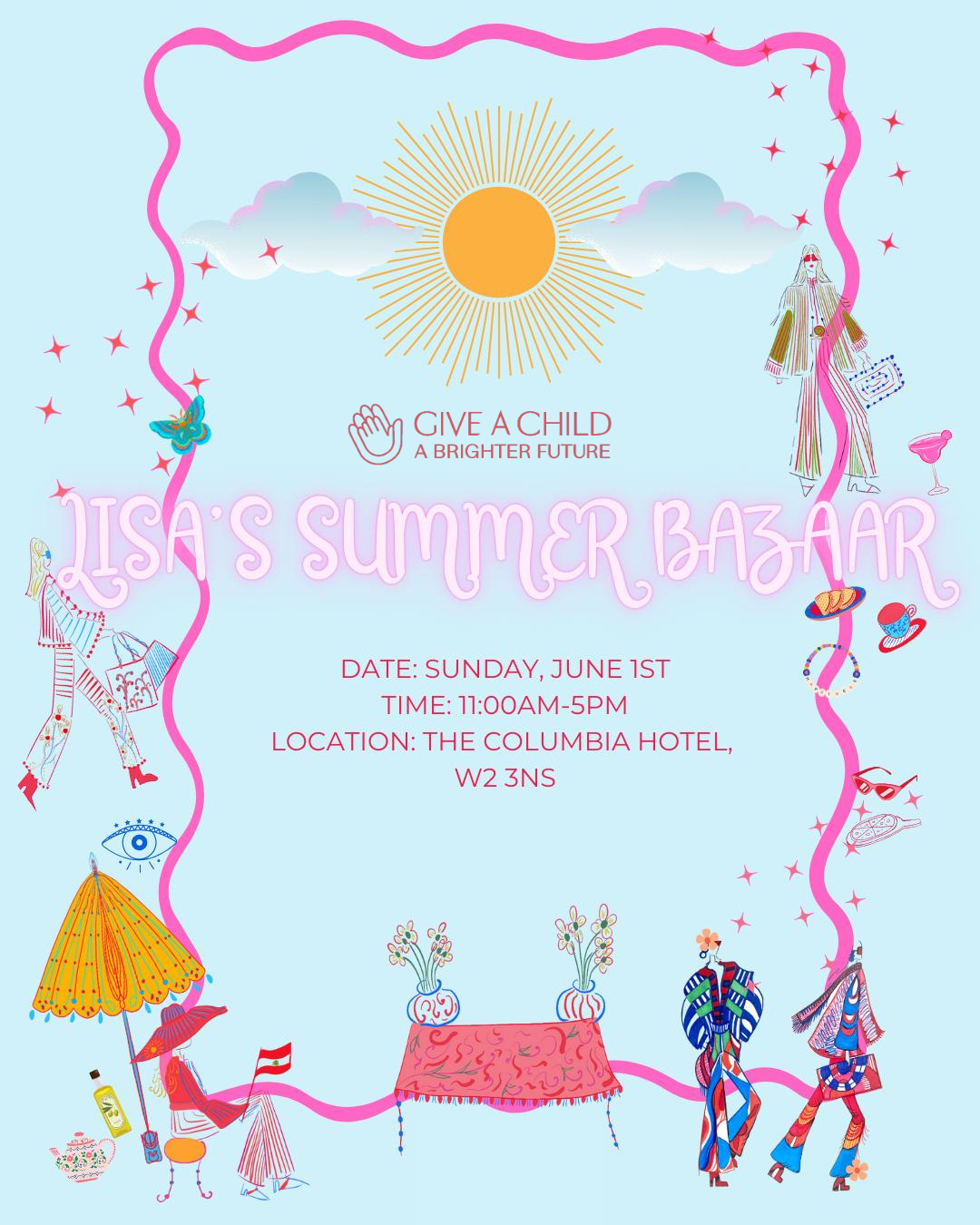 Give a Child a Brighter Future Annual Bazaar 2024 Event details and Lunch Tickets Sale