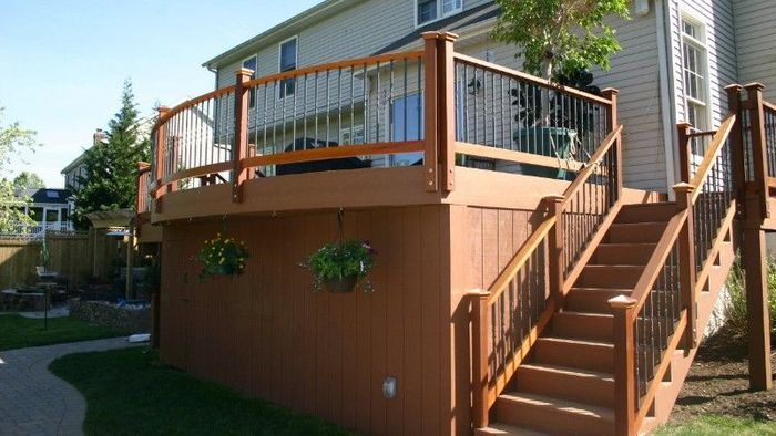 Brown Wooden Deck