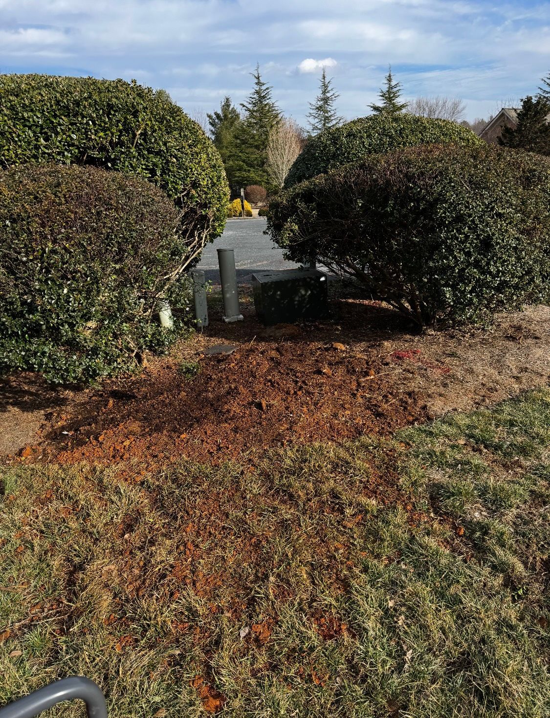 A water line service in Charlottesville, VA by Quality Plumbing