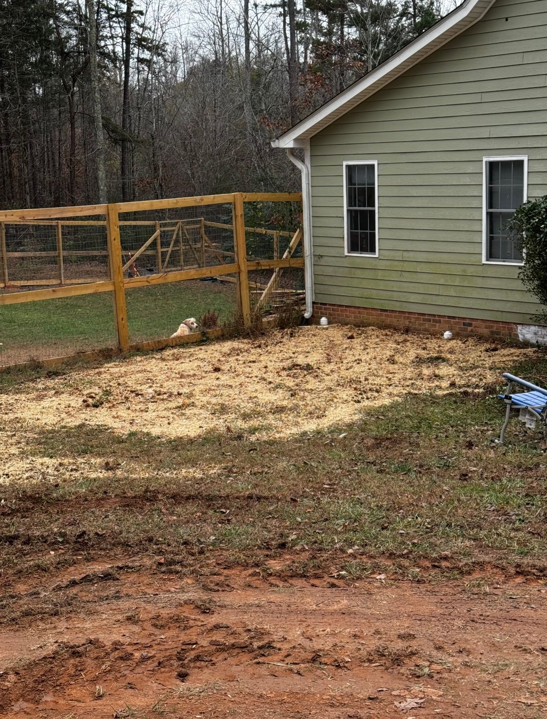 A exterior water service line in Charlottesville, VA by Quality Plumbing