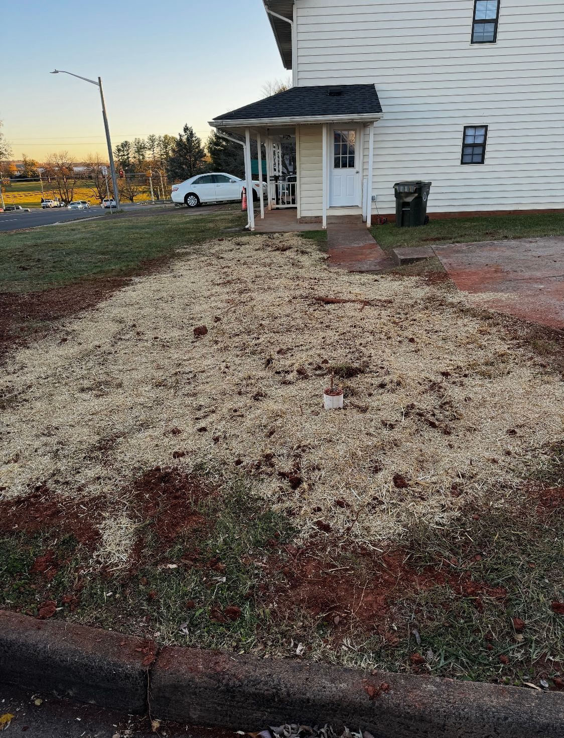 A water line service in Charlottesville, VA by Quality Plumbing