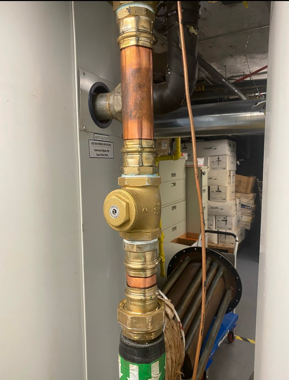 A commercial plumbing repair in Charlottesville, VA by Quality Plumbing