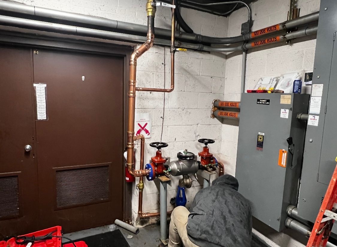 A commercial plumbing service in Charlottesville, VA by Quality Plumbing