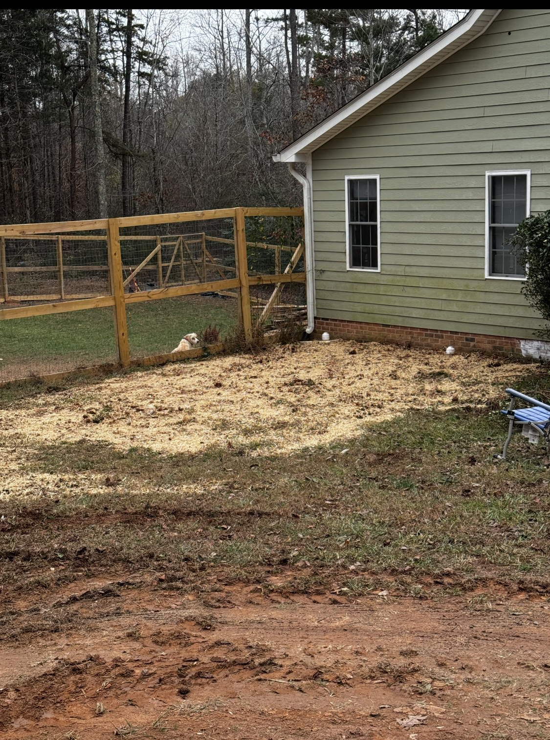 A exterior water service line in Charlottesville, VA by Quality Plumbing