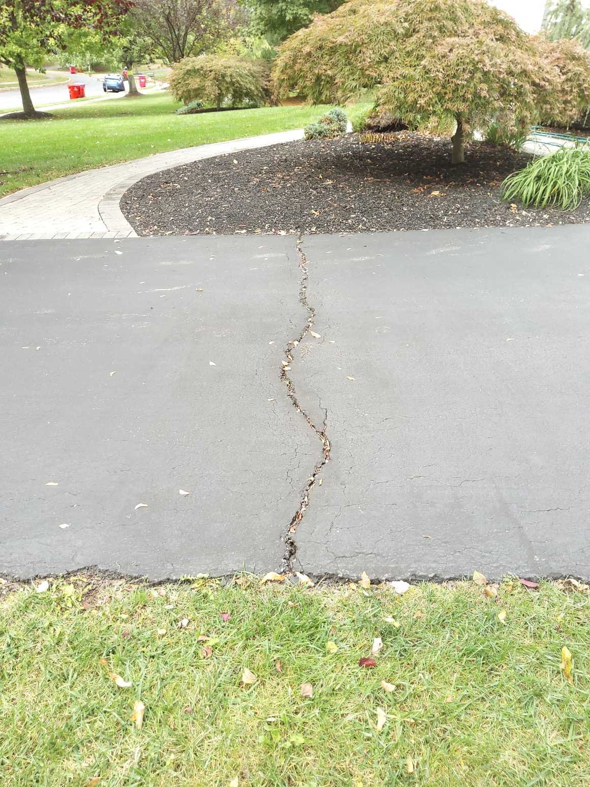 before driveway patching image seven