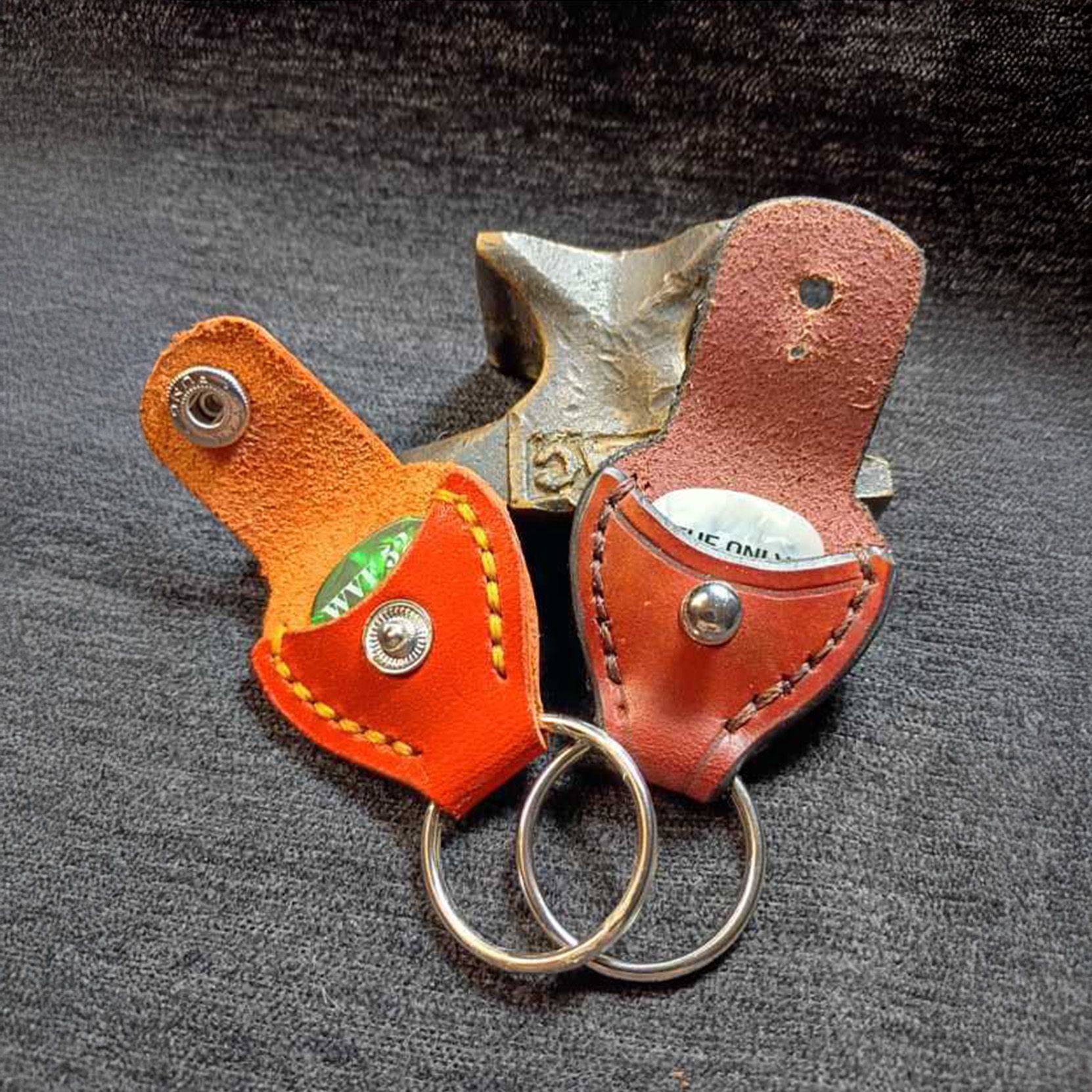 Leather Keychain / Guitar Pick Case Workshop