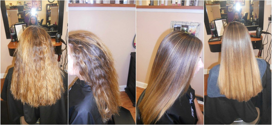 Hair styling in salon in Blairstown, NJ