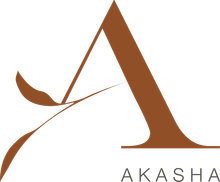 A logo for a company called akasha