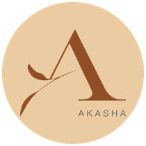 A circle with a letter a and the word akasha on it