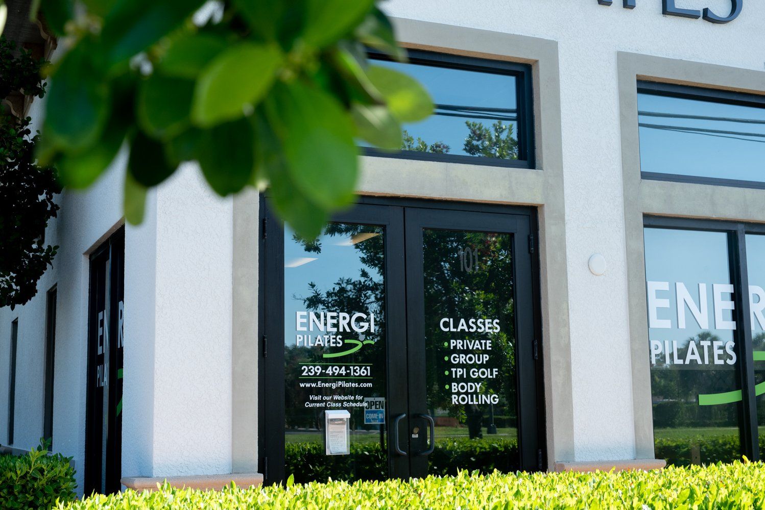 Energi Pilates store front view