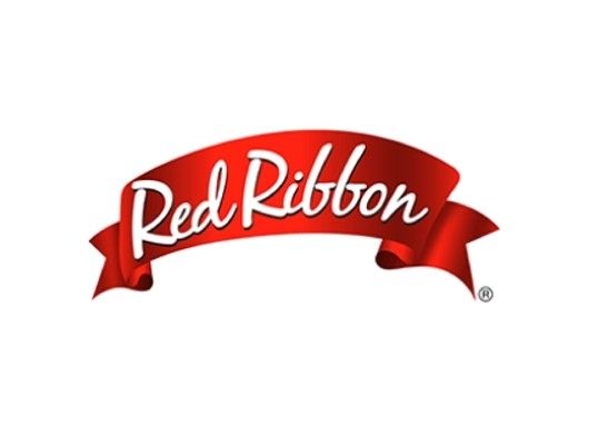 Red Ribbon logo: Red banner with white text 