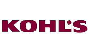 Kohl's logo in dark red lettering on a white background.