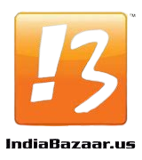 IndiaBazaar.us logo: Orange square with a white exclamation point and a stylized number 3.