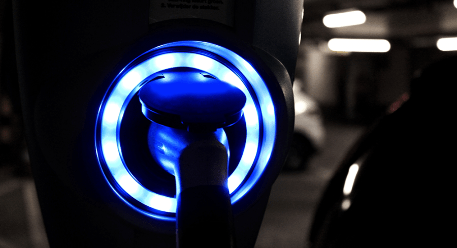 Blue Light From Charging Station — Sydney, NSW — ChargeN’Go