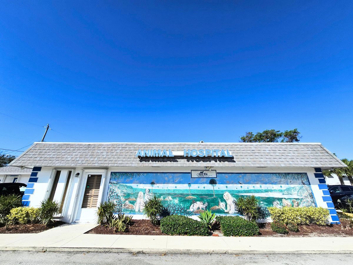 Exterior building with logo