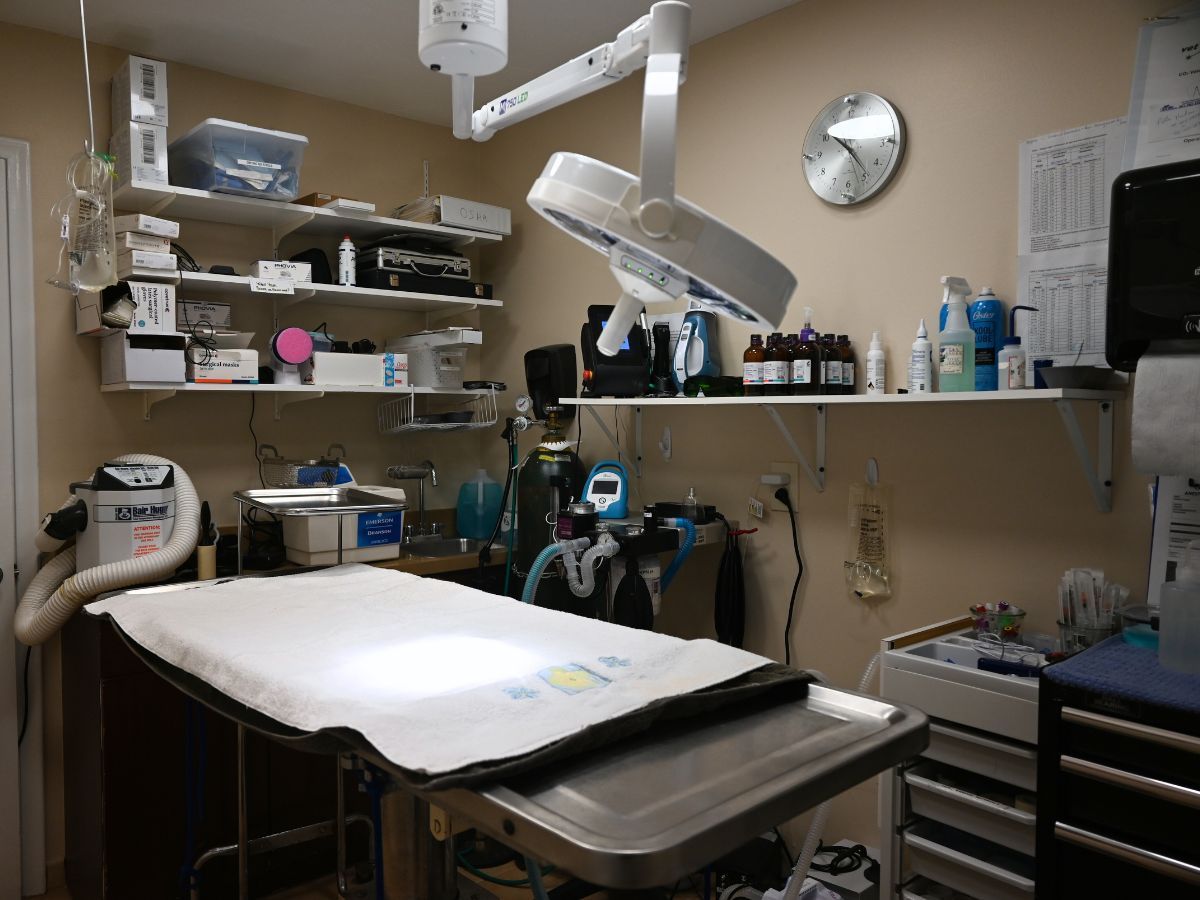 Interior surgery room