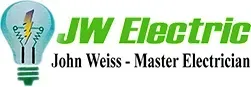 The logo for jw electric john weiss master electrician