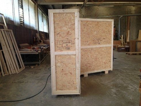 imballaggio legno per spedizione merci