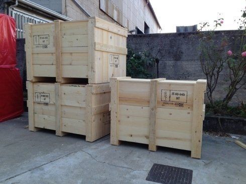 cassa in legno per spedizione internazionale